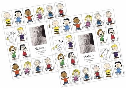United States Postal Service First Class Postage Stamps Made for Charles M. Schulz - 2 Sheet 40 Stamps -