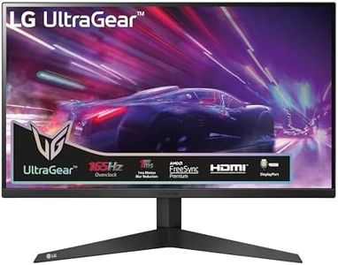 LG Electronics Ultragear Gaming Monitor 24GQ50F-B - 23.8 inch, VA Panel, 165Hz, 1ms MBR, 1920 x 1080 px, AMD FreeSync Premium, Gaming UI