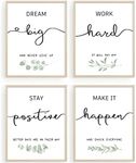 Howwii Inspirational Wall Art Offic