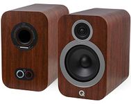 Q ACOUSTICS 3030i Bookshelf Speakers Pair English Walnut - Featuring 2-way Reflex Enclosure Type, 165mm (6.5") Bass Driver, and 22mm (0.9") Tweeter - Stereo Speakers Hifi/Passive Speakers