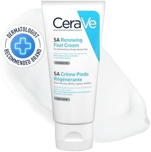 CeraVe SA Renewing Foot Cream for Extremely Dry, Rough, and Bumpy Feet 88ml with Salicylic Acid & 3 Essential Ceramides