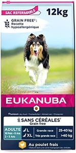 Eukanuba Chien Grain Free Adult L Chicken 12 kg