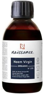 Naissance Aceite Vegetal de Neem Virgen Orgánico BIO (No. 235) 225ml - Natural, Certificado Ecológico, Prensado en Frío, Vegano, y no OGM
