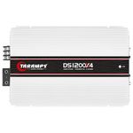 Taramps DS 1200x4 2 Ohms 1200 Watts RMS 4-Channel 300x4 Watts RMS, Class D Full Range, Crossover High/Low Pass Fixed, Bridgedable, Car Audio Amplifier