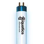 iQuatics Aquarium Fish Tank Fluorescent Light Bulb T5, Aqua Blue 50:50, 39w 850mm 34"