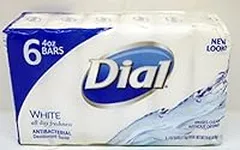 Dial White Antibacterial Soap, 4-Ou