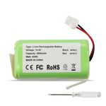 ZTHY 2800mAh Battery Replacement for R500+ R550 R300 R650 R3500 Eufy RoboVac 11 11S 12 15C 15T 30 30C 35C Amarey A800 A900 Shark RV700 RV720 RV750 RV755 C800 Tesvor X500 PRO Robot Vacuum