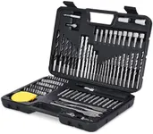 TOOLZILLA Metal Drill Bit Set for Steel - 115 pcs - Ultimate Durability for Toughest Metals - Cut Through Stainless Steel, Cast Iron, Titanium Alloy - Versatile & Efficient - 8.3 x 12.2 in - Black