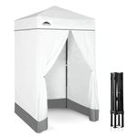 EAGLE PEAK Flex Ultra Compact 4x4 Pop-up Canopy, Sun Shelter, Changing Room, Portable Privacy Canopy Cabana for Pool, Fashion Photoshoots, or Camping (White)