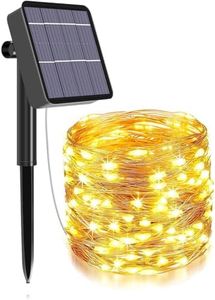 CBK Solar Fairy String Light 200 LEDs 20 Meter Inbuilt Rechargable Batery IP65 Waterproof 8 Mode Copper Wire for Garden Yard Balcony Diwali Christmas Party & Home Decor Led Light