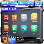 OTOFIX D1 Max Diagnostic Scanner, Bi-Directional Scan Tool 2025 Version, 40+ Service Functions, ECU Coding, OE-Level Full System Diagnostics, Upgraded of D1 Pro, No IP Limitation, DoIP & CAN FD