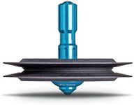 Plexity Labs UFO Tops - Lubbock Lights - Metal Spinning Top (Black Titanium.)