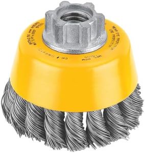 DEWALT Wire Cup Brush, Knotted, 3-Inch (DW4910)