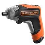 BLACK+DECKER Cordless Rapid Screwdriver with Bits and Storage Case 3.6V