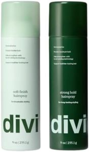 divi No Compromise Duo, Soft Finish Hairspray and Strong Hold Hairspray