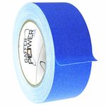 Gaffer Power Gaffers Tape 2 Inch | Electric Blue | USA Made Quality | Leaves No Residue