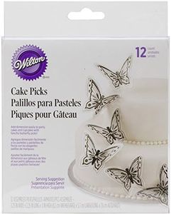 Butterfly Cake Pick 12/Pkg-Elegant