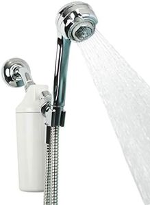 Aquasana Deluxe Shower Water Filter System with 5' Wand Premium Massaging Shower Head, Chrome