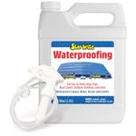 STAR BRITE Waterproofing Spray - Marine Grade Protection for Boat Covers, Bimini Tops, Tents, Jackets, Backpacks, Boots, Awnings, Patio Covers & More - 64 OZ w/Sprayer (081964)