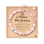 FYUKISS 8 Year Old Girl Birthday Gift, Birthday Gifts for 8 Year Old Girls Jewelry Bracelets Gift