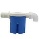 1/2'' Automatic Float Valve Water Level Control for Livestock Drinking Water Tank Toilet Swimming Pool Aquarium Automatic Irrigation (Side Inlet)