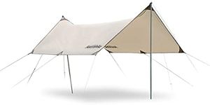 Naturehike Canopy Lightweight 4-6 Person Shelters for Camping Hiking (Gold, 172.4" * 115")