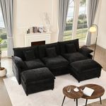 GOSUHI 108" U Shaped Couch, Modular