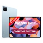 Xiaomi Pad 6| Qualcomm Snapdragon 870| Powered by HyperOS |144Hz Refresh Rate| 8GB, 256GB| 2.8K+ Display (11-inch/27.81cm) Tablet| Dolby Vision Atmos| Quad Speakers| Wi-Fi| Mist Blue