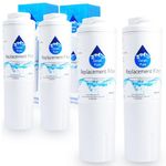 4-Pack Replacement for KitchenAid KFXS25RYMS2 Refrigerator Water Filter - Compatible with KitchenAid 4396395 Fridge Water Filter Cartridge