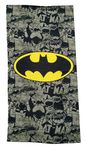 Theonoi Children's Hand Towel Bath Towel Beach Towel Shower Towel for Girls and Boys 100% Cotton 70 x 140 cm (Batman)