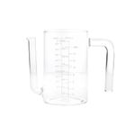 MasterClass Glass Gravy/Fat Separator Jug, 450ml / 2 cups / 16 fl oz capacity, 7.9 x 14.5 x 12.5 cm