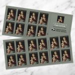 Christmas Virgin and Child (Booklet of 20) First-Class Mail Forever Postage Stamps 2022 Scott 5721