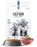 Dry Cat Food 1.4 kg - Duck Recipe Grain Free - No Corn or Soy - Protein Rich - Kitten Food - Adult Cat Food by Lily & Jax