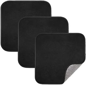 Liummrcy Microfibre Bowling Ball Serviette Bowling Nettoyage Shammy Pad avec des Points de poignée Facile 3 PCS - Empile essuyer poignée pour Nettoyer Boule de Bowling des Accessoires de
