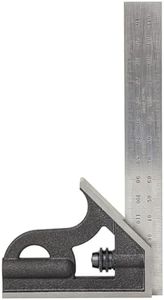 Starrett 10MH-150 Cast Iron Square Head Student Combination Square, 150mm Size