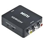 ABLEGRID VK-126 HDMI to Composite | AV Universal Mini Converter for PAL & NTSC Standard TV for PC Laptop Xbox PS4 PS3 TV STB VHS VCR Camera DVD (HDMI to Composite AV Mini)