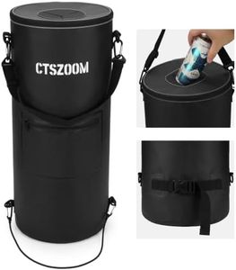 Boat Trash Can, 100% Leak-Proof & Odor-Control Lid, Fits 10-13 Gal Bags