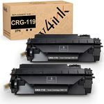 v4ink 2PK Compatible Toner Cartridge Replacement for Canon 119 CRG-119 3479B001AA Toner for Canon ImageClass mf414dw mf416dw mf419dw mf5950dw mf5960dn lbp251dw lbp253dw lbp6670dn Printer