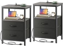 Huuger Nightstands Set of 2, End Ta