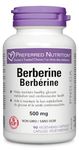 Preferred Nutrition - Berberine 1000mg per daily serving - 90 VCaps - Cardiovascular Health & Support Blood Sugar Metabolism - Berberine Supplement - High potency - 500mg per capsule - 45 day supply