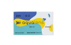 Aqualens 24H Monthly Disposable Soft Contact Lenses for Extended Wear with High Water Content, Oxygen Permeability & UV Protection - (6 Lens/Box) (-5.25)