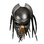 Xcoser Predator Mask with Dreads Hair Costume Accessories for Halloween Cosplay, Mask With Dreads, Adult