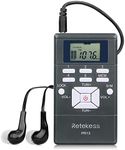 Retekess PR13 Portable FM Radio, Po