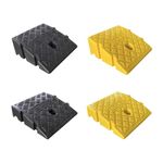 Snappsy Curb Ramp Practical Curbside Bridge Ramp for Parking Lot Garage Loading Dock Height 7 cm Black|Health & Beauty | Medical, Mobility & Disability |Access Ramps|1 Car Wheel Driveway Ramp