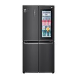 LG GMQ844MC5E Total No Frost American Refrigerator with Freezer, 530 L, InstaView Technology, Door and Linear Cooling - Smart Multidoor Refrigerator with Wi-Fi and Outdoor LED Display