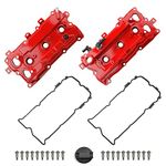 HSPSWIFTER Aluminum Valve Cover Compatible with Nissan 2015-2016 Pathfinder 2009-2020 Maxima 2014-2018 Altima 2015-2020 Murano Infiniti 2016-2020 QX60 OE# 13264-9N00A 13264-9N00B