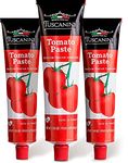 Tuscanini Premium Double Concentrated Tomato Puree Tube, 200g (3 Pack) Made with Premium Italian Tomatoes, Gluten Free, Non-GMO, Kosher