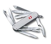 Victorinox Swiss Army 0.6381.26US2 Mini Champ Knives, 58mm, Silver Alox