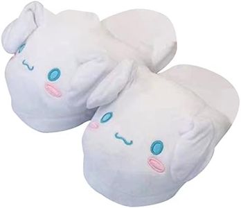 BEE&FLOWER Pantoufles Kawaii Cinnamoroll pour femme avec oreilles mobiles - Chaussures d'intérieur pour enfants et adultes - Avec capuchon d'airbag pour cadeau, Chaussons d'hiver, 41 1/3 EU