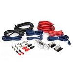 InstallGear Amplifier Installation Wiring Amp Kit True Spec and Soft Touch Wire (1/0 Gauge, Dual)